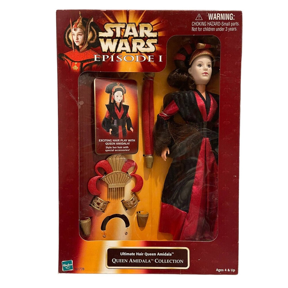 ULTIMATE HAIR QUEEN AMIDALA 1998 Star Wars Episode I The Phantom Menace 61778